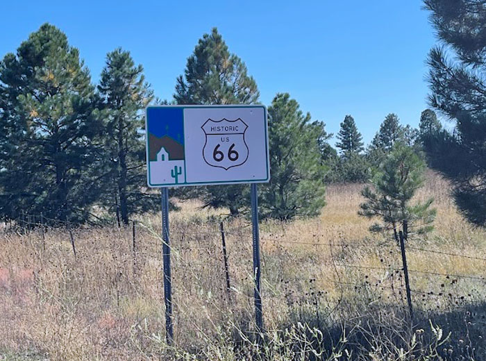 Route 66 and Meteor Crater