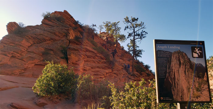 Hiking Angels Landing