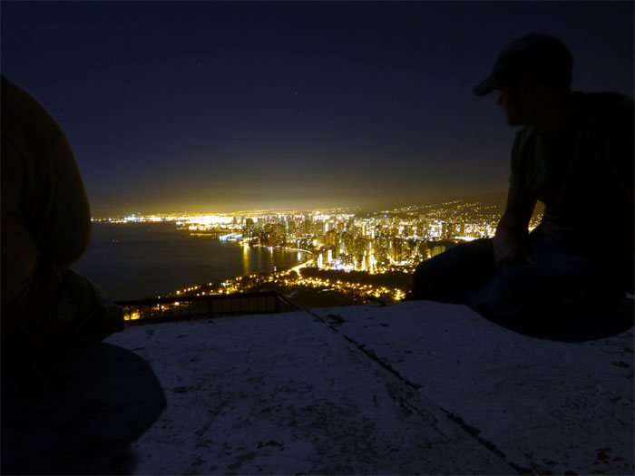 Hiking Diamond Head Under A Full Moon