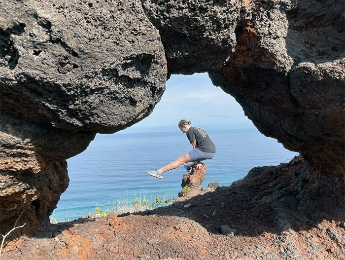 Hiking Manini Pali to I've been there before gulch