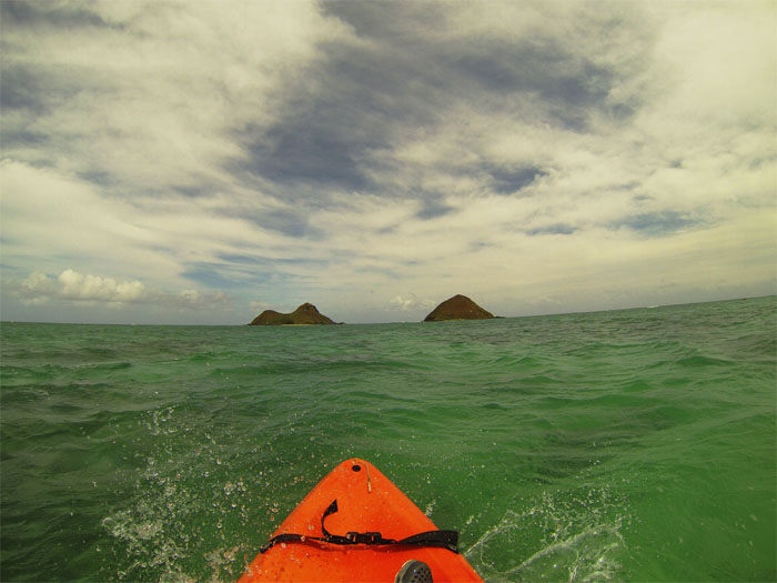 Kayaking to the Mokulua Islands