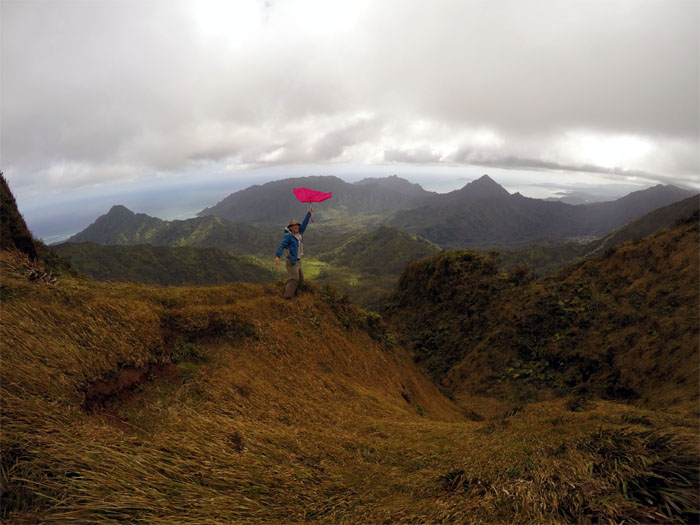 Hiking Poamoho Trail to Schofield-Waikane Trail