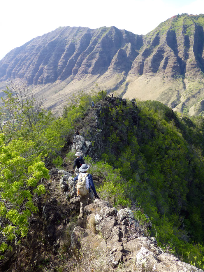 Going into Makaha Valley