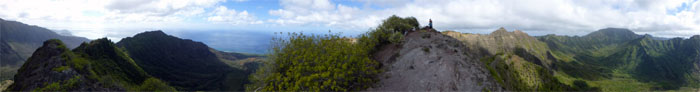Panoramic view from Pu'u Kea'au