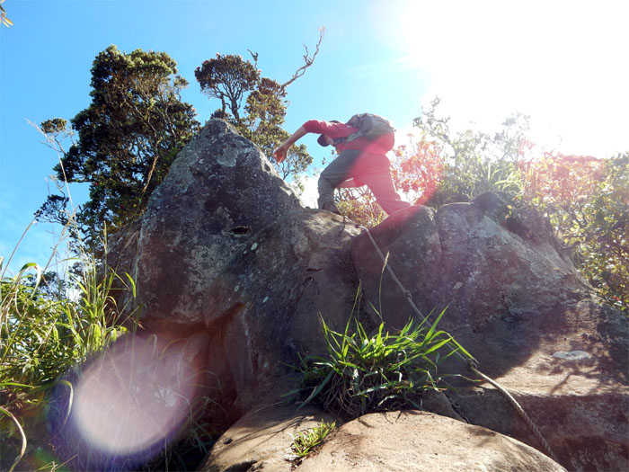 First boulder section